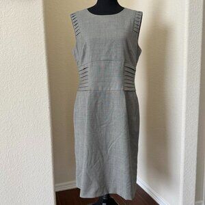 Antonio Melani Sheath Dress, Silver Sage, Size 10